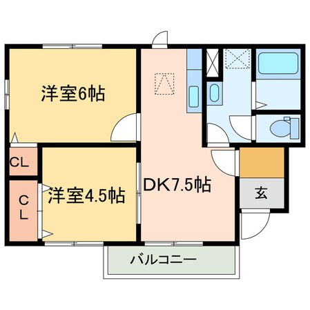 グラン・すずかぜの丘の物件間取画像